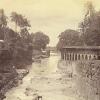 Kham river & city walls of Aurangabad 1860s
