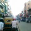 Walk on Two-wheeler at City Market Road Bangalore