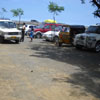 Cars waiting at the parking area in Muttukadu boat house