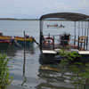 Lined up boats at Muttukadu lake
