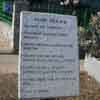 Park rules board for visitors at Mahabalipuram in Chennai