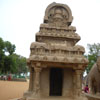 A view of Sahadev and Nakula's ratha in Pancha rathas in Mamallapuram