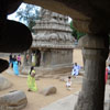 A view of Sahadev and Nakula's ratha in Pancha rathas in Mahabalipuram