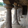 Beema's ratha pillars view at Mamallapuram