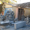 A view of different sculptures at Mamallapuram