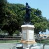 Kavignar Bharathi Statue at Marina Beach