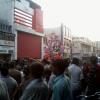 Vinayaka Idol in Lavander colour amidst Crowd, Chennai
