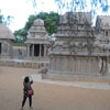 Pancha rathangal view at Mahabalipuram
