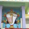 Astalakshmi Temple Wall - a closeup view