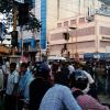Very Crowded T. Nagar signal - Chennai