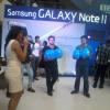 Anchor Giving instructions at Samsung Galaxy Promotion Event