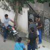 People Chatting in a Street of Mangadu, Chennai