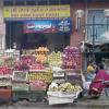 Colourfull fruits are sold on platform at Thambiah Reddy Street, West Mambalam