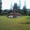 Lawn, Fountain and Gandhi Statue at Gandhi Mandapam