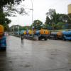 Water Lorries view in a rainy day - Chennai...