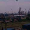 Chennai Harbour view from Royapuram bridge