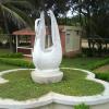 Garden Duck Statues at Blue Lagoon Resort, Chennai