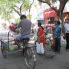 Festival Flower Seller on The Street, Mandaveli, Chennai