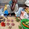 Old Lady Selling Vegetables, Guduvanchery, Chennai