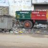 Tiruvottiyur municipality waste disposal bin containers in Chennai...