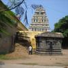 Back side view of Thiyagarajaswamy Temple at Tiruvottiyur in Chennai...