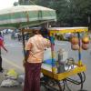 Roadside juice stall at Ashok Nagar in Chennai...