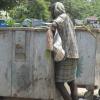 A beggar at Taramani road in Velachery,Chennai...