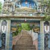 Stone steps to Vishnu Temple at Thiruneermalai in Chennai...