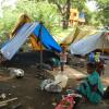 Tent people of Pozhichalur in Chennai...