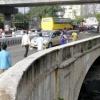Small bridge at Madya Kailash, Adyar in Chennai...