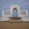 Kaj Schmidt memorial at Elliots beach in Besant Nagar - Chennai...