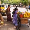Roadside Papaya stall - Chennai...