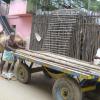 A Bull Cart with  timber woods - K. K. Nagar West - Chennai