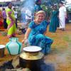 pongal celeberated by a foreigner with full happiness and involvement