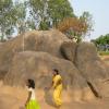 Elephant scuplture made out of single rock - Mahabalipuram