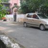 Road turning to be car parking spot in RBI Colony