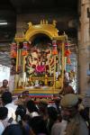 Devotees offering Prayers  at Mylapore Temple