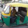 Autorickshaw on a Delhi Road