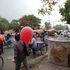 A Balloon Seller outside Red Fort, Delhi