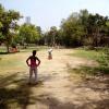 A Cricket Match Near Firoz Shah Kotla Cricket Ground