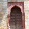 Closed Side Door of Mosque at Old Fort in Delhi