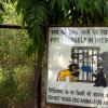 Warning for Visitors in Delhi Zoo