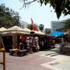 Prasad And Chola Shops Around Temple Premises At Connaught Place, New Delhi