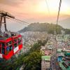 Scenic Gangtok view from the ropeway