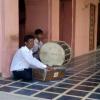 People Playing Drums at Bikaner Museum in Deshnoke