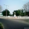 Dr. Ambedkar's statue in Harshabardhan road - Durgapur