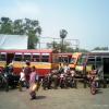 People coming Mini bus stand - Durgapur station