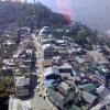 View from rope way in Gangtok, Sikkim