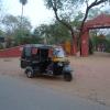 Auto Rickshaw in front of Sun Temple, Gwalior