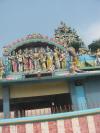 Hindu Gods Statues on Subramanya Temple at Hampi in Bellary